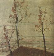 Egon Schiele Autumn Trees Spain oil painting artist